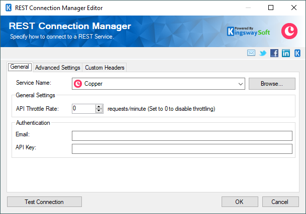 SSIS REST Copper Connection Manager